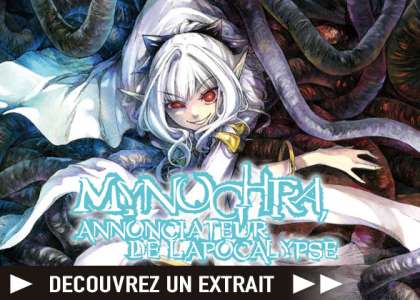 Extrait du manga Mynoghra, Annonciateur de l'apocalypse