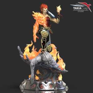 Présentation de la statue d'Asmodheus de Dreamland du studio Taka Corp