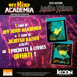 Une pochette à livres offerte par Ki-oon