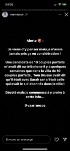 Sarah Lopez utilisée par Tom Brusse pour faire le buzz ? Les témoignages qui prouvent qu’il avait tout orchestré