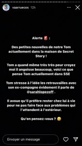 Tom Brusse stressé à l’idée de confronter Sarah Lopez à la sortie de Secret Story Espagne ? Les révélations