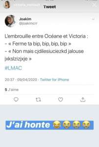 Victoria (LMAC) : Considérée trop insignifiante lors de son clash avec Océane, elle riposte