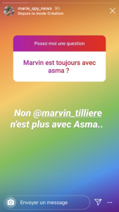 Marvin Tilliere toujours en couple avec Asma (LPDLA6) ? On a la réponse !