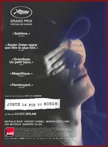 « Juste la fin du monde » de Xavier Dolan, ce soir pour la première fois à la télé sur France 2 (vidéo)