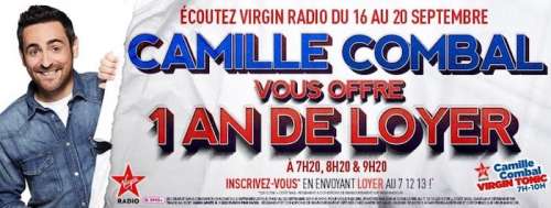 Virgin Radio : Camille Combal et toute l’équipe du Virgin Tonic offre un an de loyer