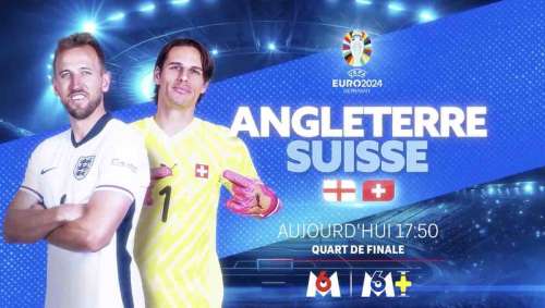 Euro 2024 : suivre Angleterre / Suisse en direct (+ score en temps réel et résultat final)