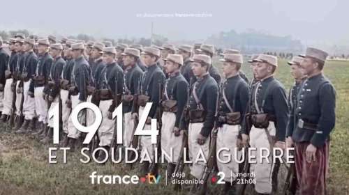  «Ce soir sur France 2 : «La Grande Guerre : le choc du 14-18»»

ou 

«Plongez ce soir dans la Première Guerre mondiale avec France 2 : «1914, la guerre éclate»»