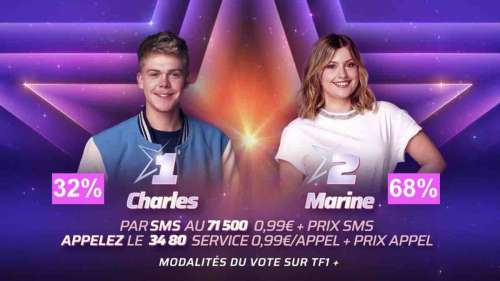 Star Academy estimations demi-finale : Marine garde une large avance sur Charles (SONDAGE)