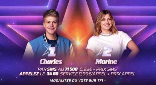 Star Academy estimations demi-finale : Marine écrase Charles ! (SONDAGE)