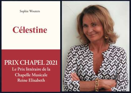 Sophie Wouters, lauréate du Prix Chapel 2021, avec Célestine