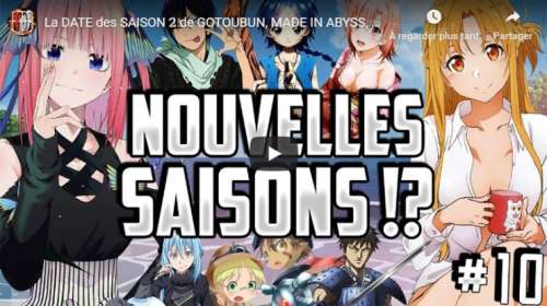 AnimeNews Vidéo #10 : Récap des infos Anime & Manga par Aleka (Janvier/Février 2020)