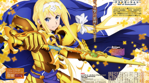 L’anime Sword Art Online Alicization – War of Underworld: The Last Season repoussé à cet Été 2020