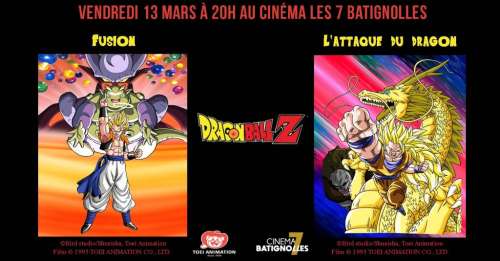 Les films Fusion et L’Attaque du Dragon au cinéma des 7 Batignolles le 13 mars