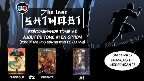 The Last Shinobi #2 (un comics français indépendant) lance sa campagne Ulule
