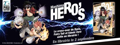 Pika annonce le manga HERO’S, cross-over de 3 séries d’Hiro Mashima
