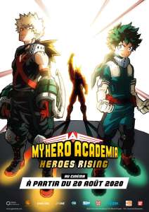 Des séances supplémentaires pour My Hero Academia – Heroes : Rising