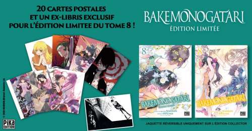 Une édition collector pour le tome 8 de Bakemonogatari