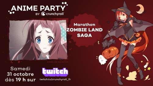Une soirée Halloween gratuite chez Crunchyroll avec Zombie Land Saga