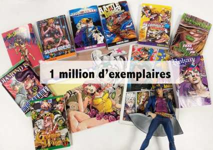 Delcourt / Tonkam  annonce 1 million d’exemplaires vendus de la saga Jojo’s Bizarre Adventure