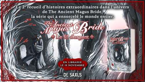 Le roman Le Fil d’Argent de The Ancient Magus Bride annoncé en France aux éditions De Saxus
