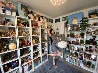 La française Éloïse vise le record du monde de la plus grande collection Ghibli