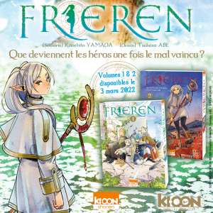 Le superbe manga Frieren annoncé chez Ki-oon !