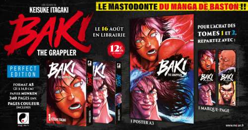 Le manga Baki the Grappler – Perfect Edition annoncé chez Meian
