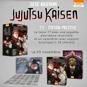 Ki-oon annonce une édition prestige pour Jujutsu Kaisen tome 17