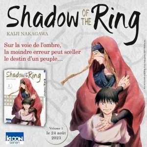 Ki-oon annonce le manga Shadow of the Ring