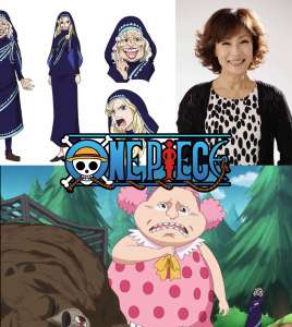 One Piece – Arc Whole Cake Island: Titres des épisodes 837 – 838 – 839,  Fumi Hirano jouera Mother Caramel