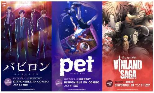 Kaze annonce 3 animes pour une sortie en Blu-Ray & DVD
