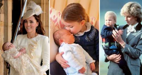 Les photos des membres de la famille royale britannique quand ils étaient des bébés