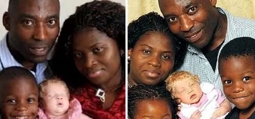 Un couple noir donne naissance à un enfant blanc aux yeux bleus qu’il qualifie de « bébé miracle »