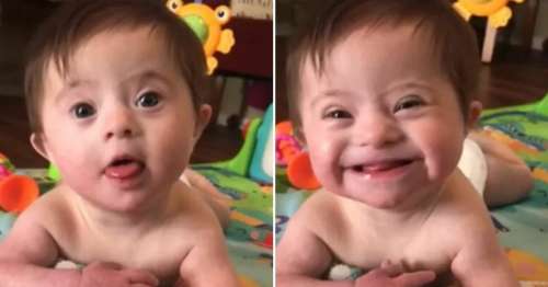 La vidéo d’un bébé adopté atteint du syndrome de Down souriant pour sa nouvelle maman devient viral