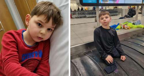 Un garçon sans jambes perd son fauteuil roulant à l’aéroport – La réaction du personnel met la famille en émoi