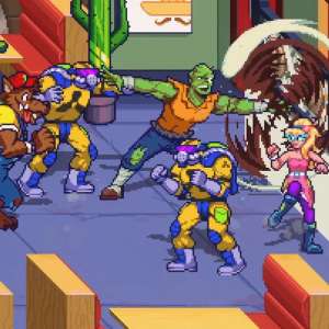 Issu de la génération Tortues Ninja, le dessin animé Toxic Crusaders revient en beat'em up