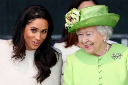 Le moment spécial de Meghan Markle avec la reine Elizabeth II suscite un débat