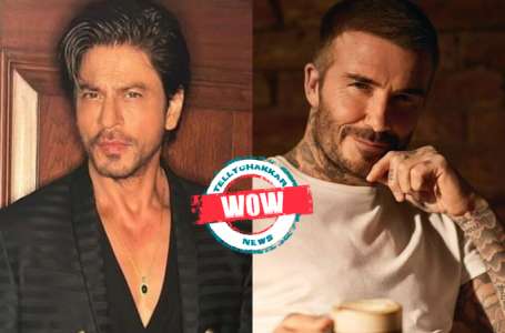 Ouah!  Shah Rukh Khan accueille David Beckham chez lui, la vidéo du footballeur entrant dans Mannat devient virale