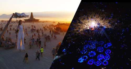 Admirez le festival Burning Man depuis le ciel dans cette vidéo époustouflante