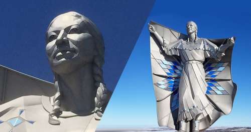 Contemplez Dignity, une magnifique statue de femme sioux qui rend hommage aux Amérindiennes