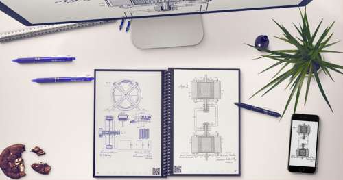 Ce cahier innovant vous permet de noter, scanner et partager vos notes sans gaspiller de papier !