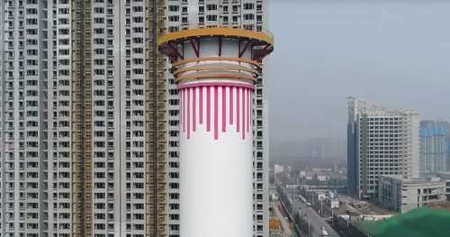 Ce purificateur d’air géant va lutter contre la pollution urbaine en Chine