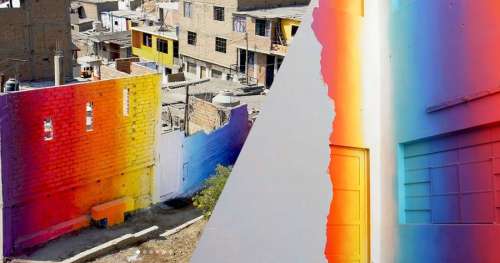 Xomatok donne de la gaieté aux rues de Lima avec ses immenses œuvres aux couleurs de l’arc-en-ciel