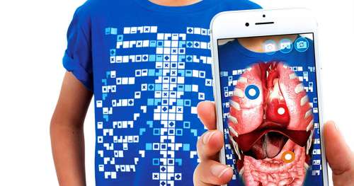 Ce t-shirt en réalité augmentée permet à vos enfants d’explorer le corps humain de façon ludique