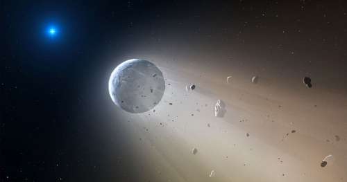 Les restes d’une planète viennent d’être découverts en orbite autour d’une étoile mourante