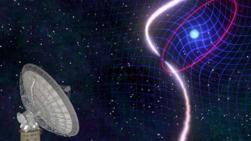 Des astrophysiciens témoins de la courbure de l’espace-temps provoquée par une danse cosmique
