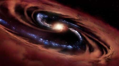 Cette galaxie est capable de résister à l’appétit vorace de son trou noir