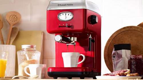 Vente Flash de Printemps : 20 % de réduction sur la cafetière Retro Espresso de Russell Hobbs