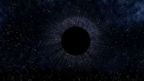 Le trou noir au centre de la Voie lactée pourrait en fait être une boule de matière noire