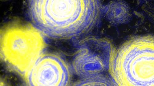 Des bactéries mutantes « recréent » accidentellement l’un des plus célèbres tableaux de Van Gogh